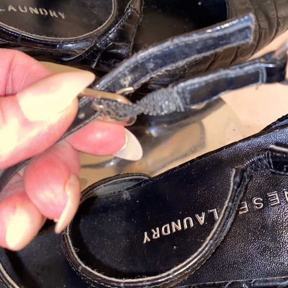 Chinese Laundry high heels  in black w/ alligator pattern in leather. 🖤 - Picture 11 of 12